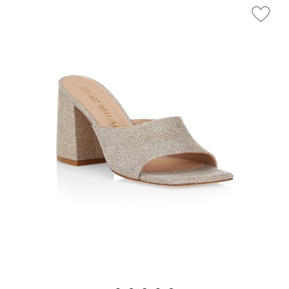 Stuart Weitzman Tia Block Heel Leather Sandals